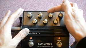HARTKE - BASS ATTACK Preamp and EQ test