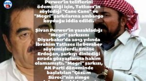 Şivan pervel'den tatlıses'e de yasak