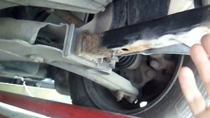 Рено Меган 3. Ремонт защиты картера. - Renault Megane 3. Repair crankcase protection.