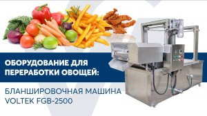 Бланшировочная машина VOLTEK FGB 2500