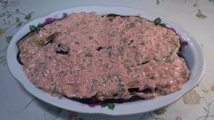 Язычки из жареных баклажан.