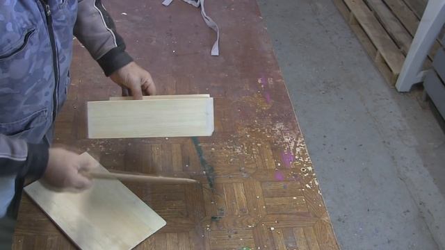 Шкатулка для чая из дерева. Wooden tea casket. смотреть онлайн