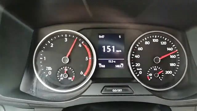VW Crafter - acceleration and Emergency braking (0-167-0) смотреть онлайн