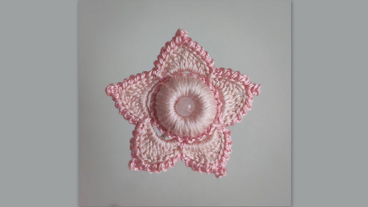 Вяжем маленький цветок смотреть онлайн