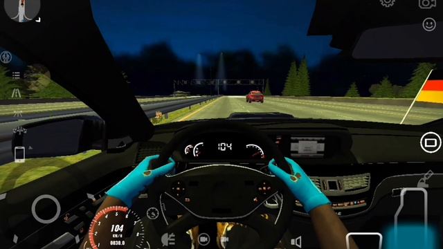 POV: driving the ultimate v12sedan MERCEDES S65 AMG Winter and night driving/Car Parking Multiplaye смотреть онлайн