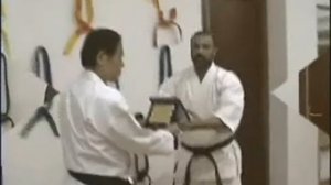 Shihan Angelo Tosto, Hanshi VIII Dan - Shotokan Karate Do - Consegna Diploma