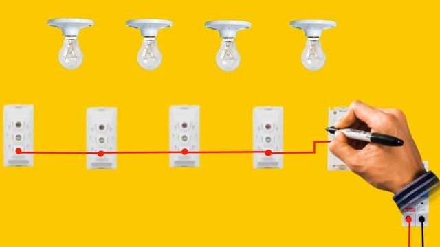 Master Switch Connection With Two Way Switch || Hostel Wiring Connection || It's Electrical || смотреть онлайн