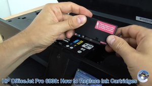 HP OfficeJet Pro 6830: How to Change/Replace Ink Cartridges