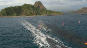 Эсминец Ленинград и эсминец Galant. Жили у бабуси два веселых гуся!