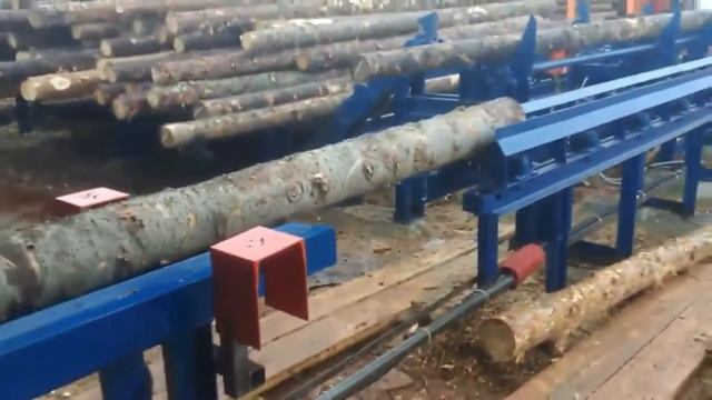 Разобщитель бревен с устройством поштучной выдачи пиловочника от Аркон