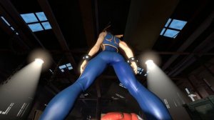 Chun-li Fart punishment(SFM)