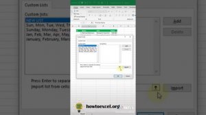 How to create custom lists in excel@howtoexcelblog