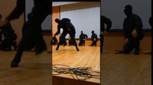 Показательные выступления по акробатике и  рукопашному бою курсантов факультета ВВ МВД РБ ч. 1.