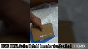 DEYE 8KVA Solar Hybrid Inverter ( Unboxing)