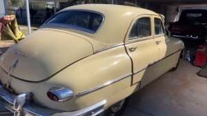 1950 packard BARN FIND looks like a new car.  part 2