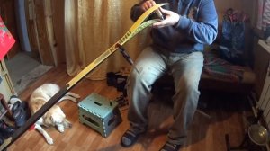 Расклеилась лыжа, катания отменяются пока, ремонтирую