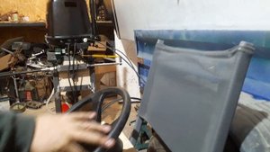 Дистанционное управление на мотор ВИХРЬ-30. Первая проба!