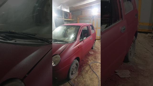 Покраска Дэу Матиз полиуретановой эмалью