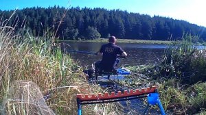 Штекер на реке Пышма. Ловля мелкой рыбы.