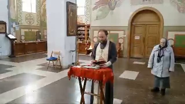 27.04.2023 Молебен о здравии со чтением акафиста сщмч.Антипе Пергамскому смотреть онлайн