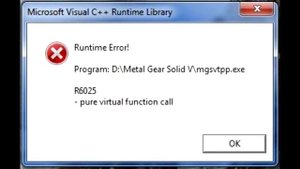 R6025 pure virtual function call - решение