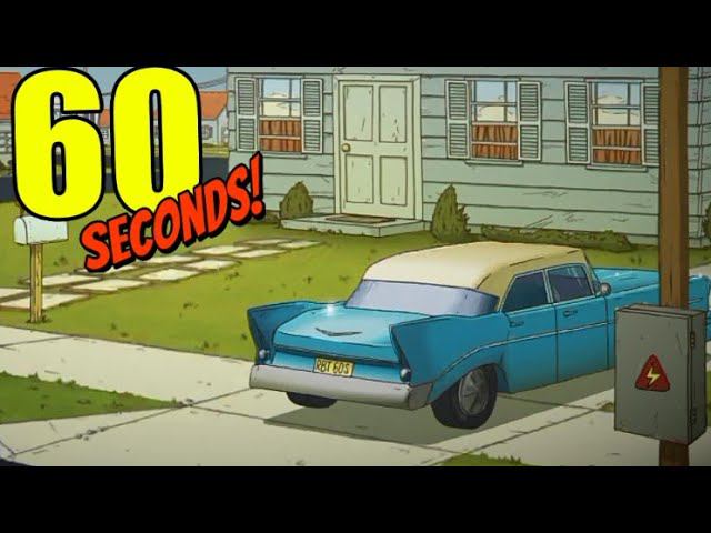 60 Seconds: прохождение #1 обычный ядерный день