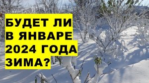 Будет ли в январе 2024 года зима Прогноз погодыWill there be winter in January 2024 Weather forecast