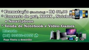 Formatação & Consertar Notebook PC em CAMPINAS - Visita  Domicílio    venda  XBOX CLÁSSICO & PS3