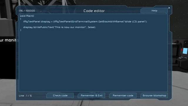 Space Engineers Programming 101 - The Basics