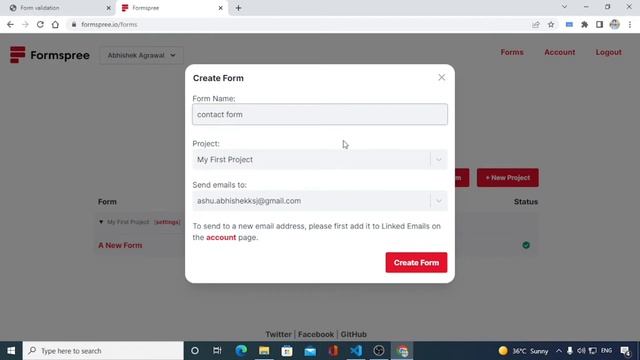 how to receive form data with email | send email using html