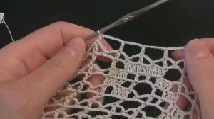 Скатерть  "Морская жемчужина " . Вяжем 106 -109 ряд.