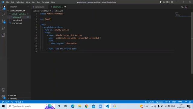 Create Simple GitHub Actions Workflow for Java Application |GitHub Actions Crash Course | DevOpsHin