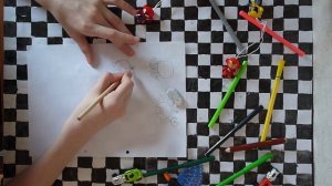 РИСУЕМ - МИЛЫЕ РИСУНКИ ИЗ КРУГОВ!!!