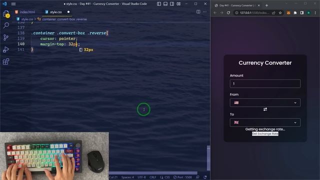 ASMR Programming - Currency Converter in JavaScript - No Talking смотреть онлайн
