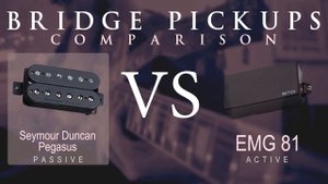Seymour Duncan PEGASUS vs EMG 81 - Bridge Pickup Guitar Comparison / Demo