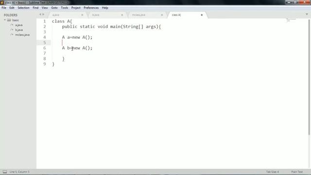 how to make object in java