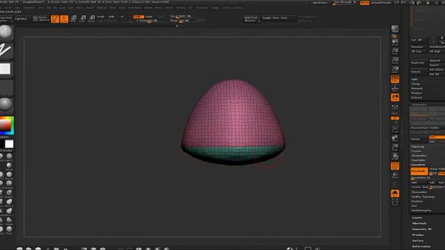 Zbrush - создание 3д модели Чингисхана. Zbrush 3d modeling Chingis khan. Refining the Helmet Shape смотреть онлайн