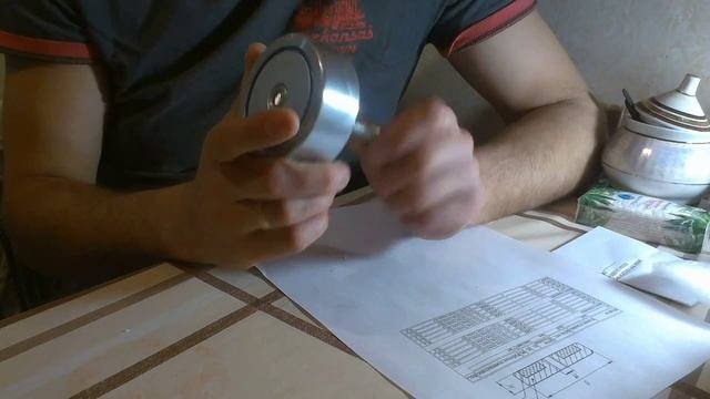 Поисковый магнит F200*2 двухсторонний. Обзор