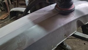 шлифовка бампера кругом 150мм 14рублей штука