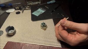 AIWA AD-R707  чистка электродвигателя кассетной деки