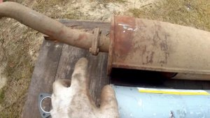 Замена глушителя на УАЗ Буханке