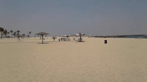 Шарджа  ОАЭ  Пляж парка Аль Мамзар   Часть1