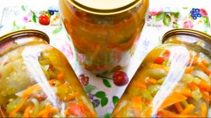 Салат из зеленых томатов на зиму! Вкусно и быстро!