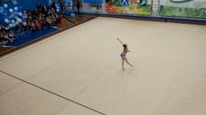 Художественная гимнастика. Выступление без предмета.