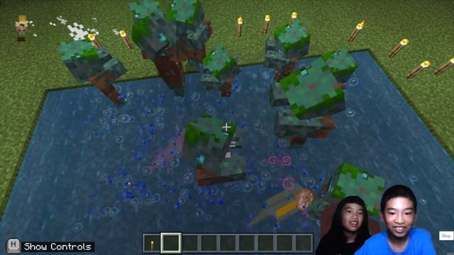 How to Code MINECRAFT: *DROWNED VS. AXOLOTL* in Minecraft: Education Edition with PYTHON