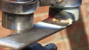 пайка латунью безвоздушной горелкой soldering brass