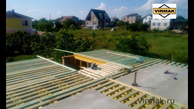 Отзыв из Крыма Феодосии о строительстве дома из СИП панелей с ЦСП. смотреть онлайн