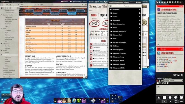 Equipamentos e Cibernética do Sprawlrunners (cyberpunk) do Savage Worlds смотреть онлайн