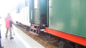 Маневры поезда "Эшелон Победы" на ст. Новосибирск - Главный