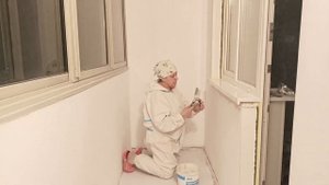 Штукатурка после установки окна